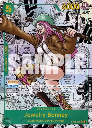 Jewelry Bonney (118) (Manga) (OP12-118) — card price