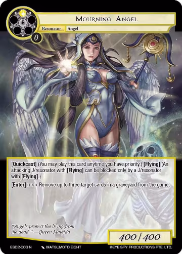 Mourning Angel (ESD2-003 N), Evil Cluster Starter Deck 2: Matelda — Force of Will card price