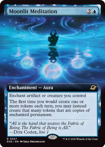 Moonlit Meditation (Extended Art) (327), Edge of Eternities — Magic card price