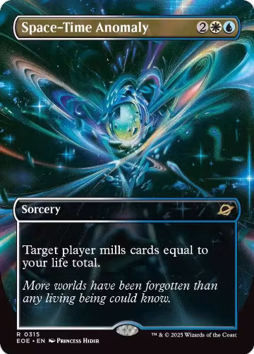 Space-Time Anomaly (Borderless) (315), Edge of Eternities — Magic card price