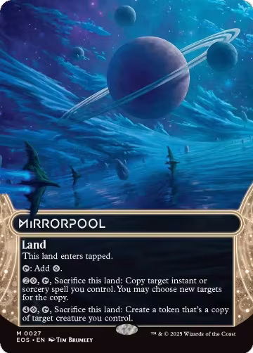 Mirrorpool (0027) (Borderless) (27), Edge of Eternities: Stellar Sights — Magic card price