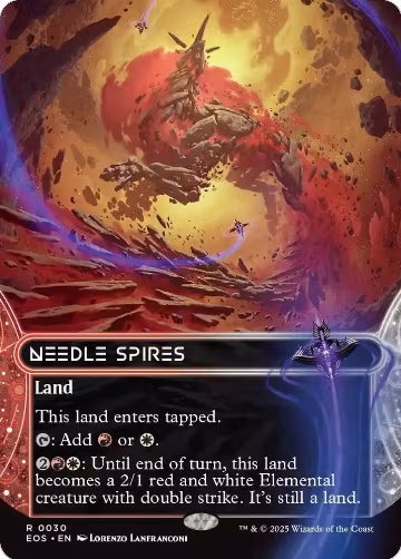 Needle Spires (0030) (Borderless) (30), Edge of Eternities: Stellar Sights — Magic card price