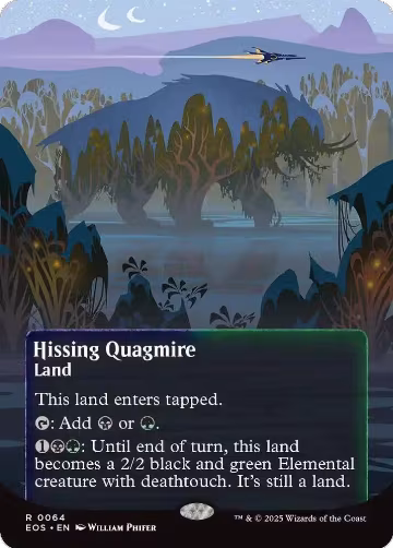 Hissing Quagmire (0064) (Borderless) (64), Edge of Eternities: Stellar Sights — Magic card price