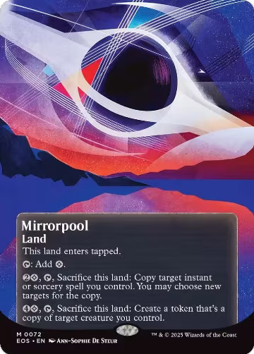 Mirrorpool (0072) (Borderless) (72), Edge of Eternities: Stellar Sights — Magic card price