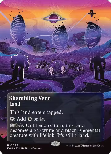 Shambling Vent (0083) (Borderless) (83), Edge of Eternities: Stellar Sights — Magic card price