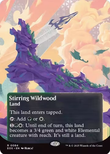 Stirring Wildwood (0084) (Borderless) (84), Edge of Eternities: Stellar Sights — Magic card price