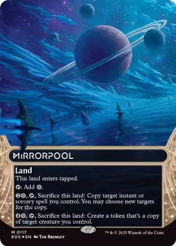 Mirrorpool (0117) (Borderless) (Galaxy Foil) (117), Edge of Eternities: Stellar Sights — Magic card price