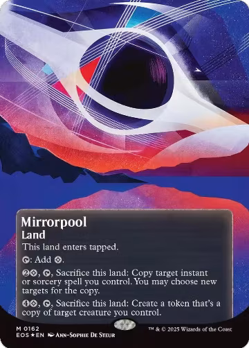Mirrorpool (0162) (Borderless) (Galaxy Foil) (162), Edge of Eternities: Stellar Sights — Magic card price