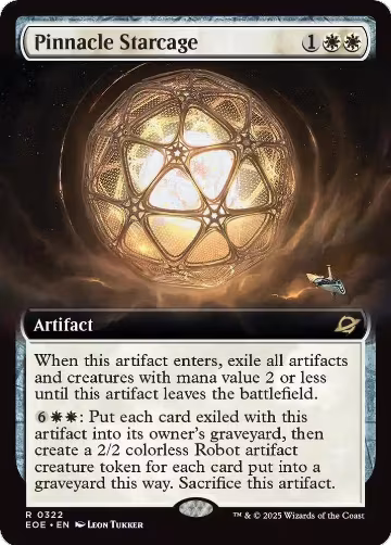 Pinnacle Starcage (Extended Art) (322), Edge of Eternities — Magic card price