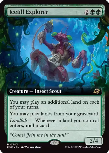 Icetill Explorer (Extended Art) (343), Edge of Eternities — Magic card price