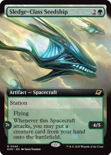 Sledge-Class Seedship (Extended Art) (346), Edge of Eternities — Magic card price