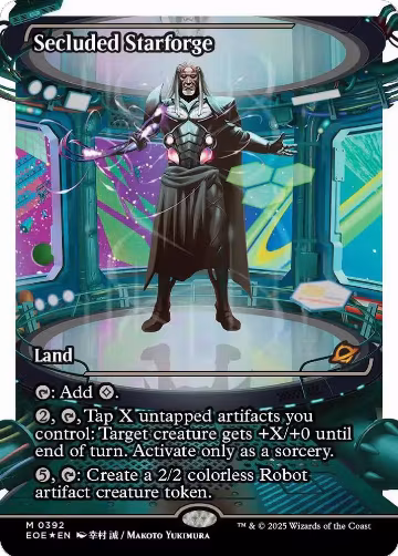 Secluded Starforge (Showcase) (Fracture Foil) (392), Edge of Eternities — Magic card price
