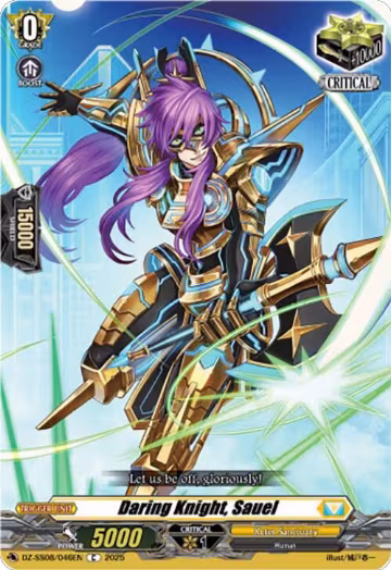 Daring Knight, Sauel (DZ-SS08/046EN), DZ-SS08: Festival Booster 2025 — Vanguard card price