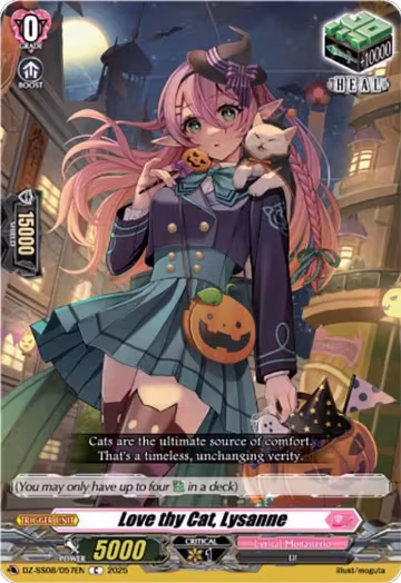 Love thy Cat, Lysanne (DZ-SS08/057EN), DZ-SS08: Festival Booster 2025 — Vanguard card price