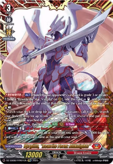 Vyrgilla, "Rewrite Form: Alfknights" (FFR) (DZ-SS08/FFR01EN) — card price