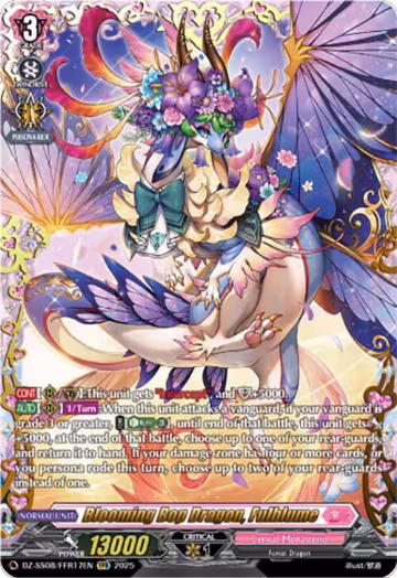 Blooming Bop Dragon, Fulblume (FFR) (DZ-SS08/FFR17EN), DZ-SS08: Festival Booster 2025 — Vanguard card price