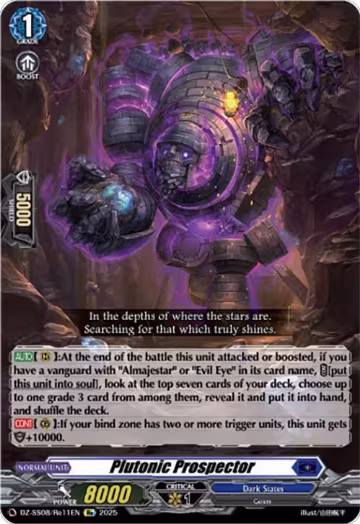 Plutonic Prospector (DZ-SS08/Re11EN), DZ-SS08: Festival Booster 2025 — Vanguard card price