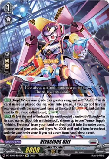 Vivacious Girl (DZ-SS08/Re15EN), DZ-SS08: Festival Booster 2025 — Vanguard card price
