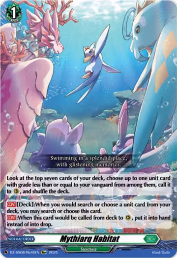 Mythiarq Habitat (Re+) (DZ-SS08/Re46EN), DZ-SS08: Festival Booster 2025 — Vanguard card price
