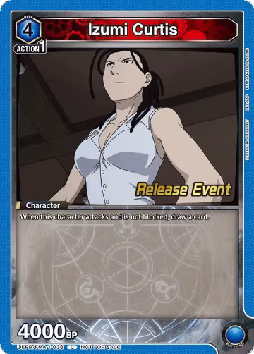Izumi Curtis (038) (UEPR/FMA-1-038), FULLMETAL ALCHEMIST Release Event Cards — Union Arena card price
