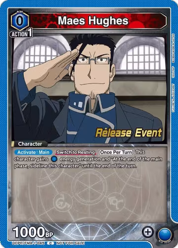 Maes Hughes (045) (UEPR/FMA-1-045), FULLMETAL ALCHEMIST Release Event Cards — Union Arena card price