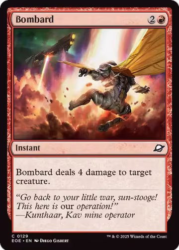 Bombard (129), Edge of Eternities — Magic card price