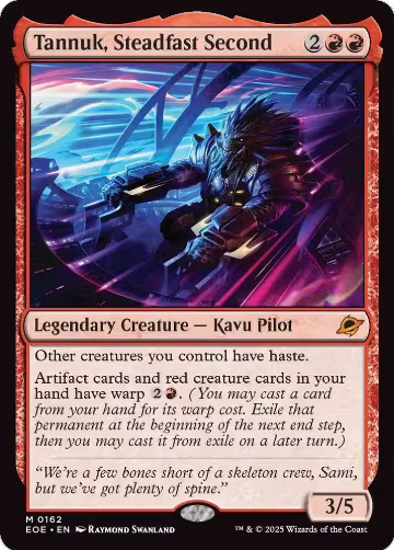 Tannuk, Steadfast Second (162), Edge of Eternities — Magic card price