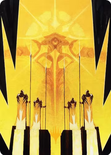 Hardlight Containment Art Card (Gold-Stamped Planeswalker Symbol) (4), Art Series: Edge of Eternities — Magic card price