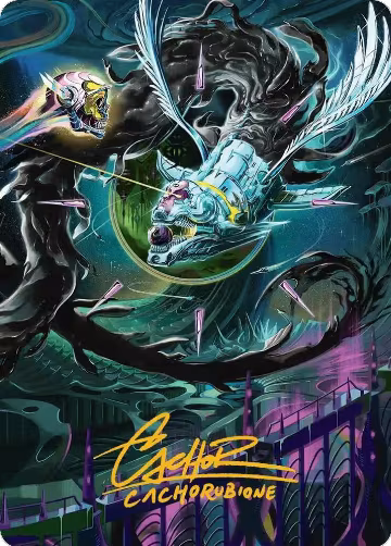 Quantum Riddler Art Card (Gold-Stamped Signature) (39), Art Series: Edge of Eternities — Magic card price