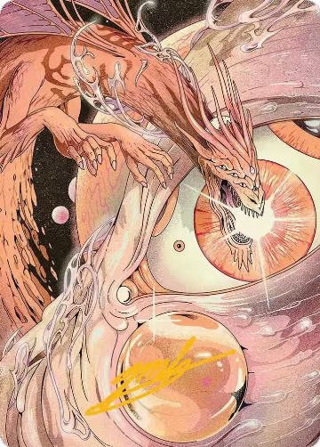 Nova Hellkite Art Card (40/54) (Gold-Stamped Signature) (40) — card price