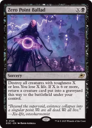 Zero Point Ballad (128), Edge of Eternities — Magic card price