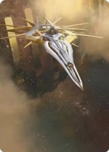 Dawnsire, Sunstar Dreadnought Art Card (27), Art Series: Edge of Eternities — Magic card price
