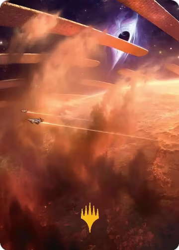 Adagia, Windswept Bastion Art Card (Gold-Stamped Planeswalker Symbol) (29), Art Series: Edge of Eternities — Magic card price