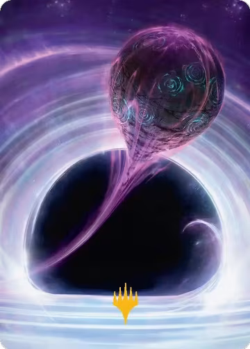 Susur Secundi, Void Altar Art Card (Gold-Stamped Planeswalker Symbol) (33), Art Series: Edge of Eternities — Magic card price