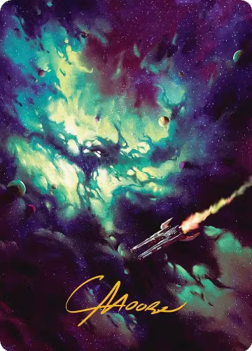 Blinkmoth Nexus Art Card (Gold-Stamped Signature) (42), Art Series: Edge of Eternities — Magic card price