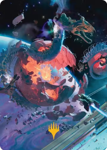 Scavenger Grounds Art Card (47/54) (Gold-Stamped Planeswalker Symbol) (47), Art Series: Edge of Eternities — Magic card price