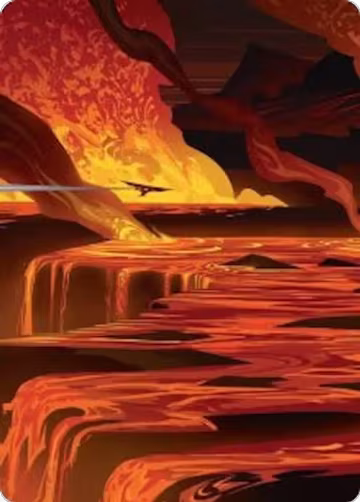Blast Zone Art Card (48), Art Series: Edge of Eternities — Magic card price