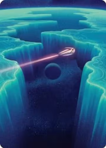Cascading Cataracts Art Card (50/54) (50), Art Series: Edge of Eternities — Magic card price