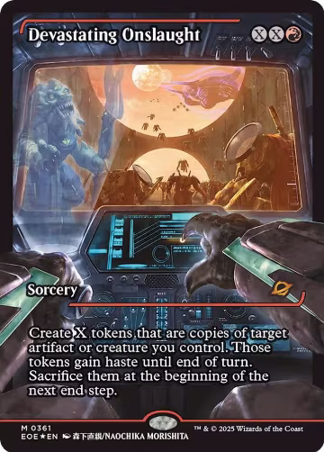 Devastating Onslaught (0361) (Showcase) (361), Edge of Eternities — Magic card price