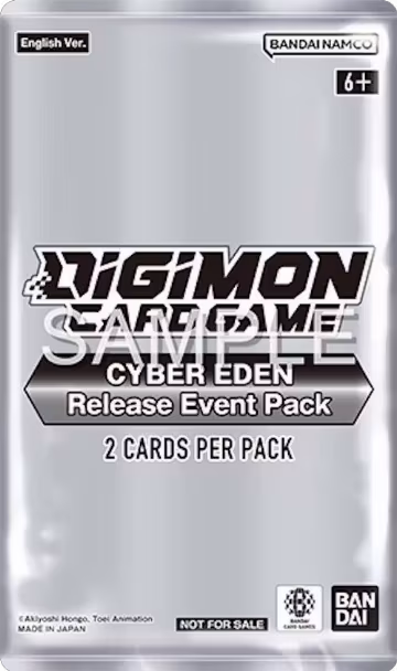 Cyber Eden Release Event Pack, Cyber Eden Release Event Cards — Digimon sealed product price