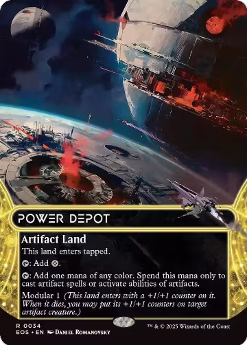 Power Depot (0034) (Borderless) (34), Edge of Eternities: Stellar Sights — Magic card price