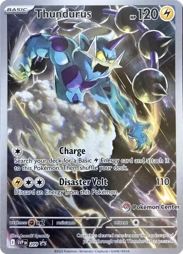 Thundurus - 209 (Pokemon Center Exclusive) (209), Scarlet & Violet Promo Cards — Pokémon card price
