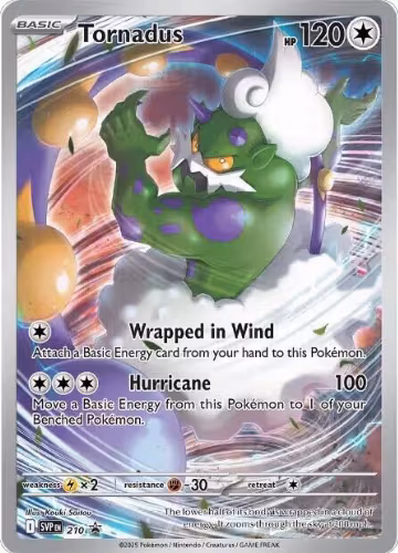 Tornadus - 210 (210), Scarlet & Violet Promo Cards — Pokémon card price