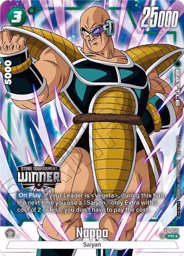 Nappa - FP-046 (Tournament Pack -Winner- 07) (FP-046), Tournament and Championship Promos — DB Fusion card price