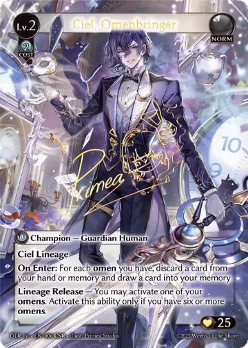 Ciel, Omenbringer (CSR) (006) — card price