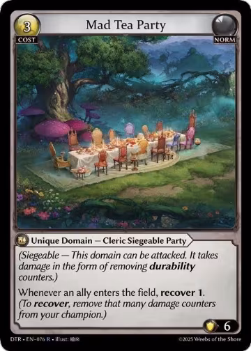 Mad Tea Party (076), Distorted Reflections — Grand Archive card price