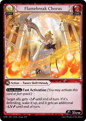 Flamebreak Chorus (118), Distorted Reflections — Grand Archive card price
