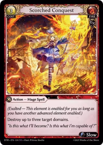 Scorched Conquest (134), Distorted Reflections — Grand Archive card price