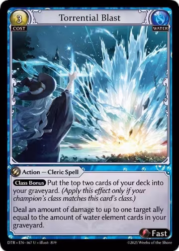 Torrential Blast (167), Distorted Reflections — Grand Archive card price