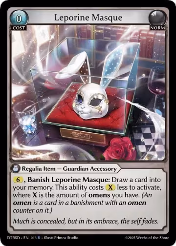 Leporine Masque (13), Distorted Reflections Starter Decks — Grand Archive card price